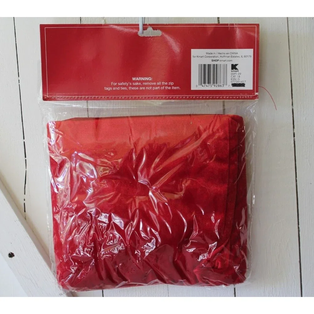 Trim A Home 3ft Santa Sack 36-inch x 27.5-inch New Velvet Touch-Unopened